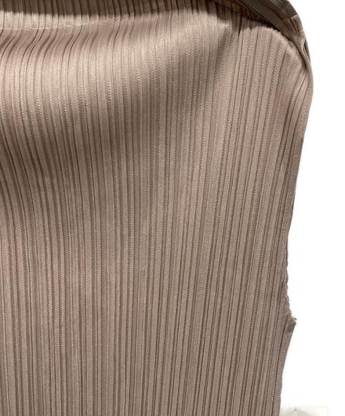 PLEATS PLEASE（プリーツプリーズ）PLEATS PLEASE (プリーツプリーズ) ハイネックプリーツノースリーブワンピース ピンク サイズ:SIZE 3 未使用品の古着・服飾アイテム