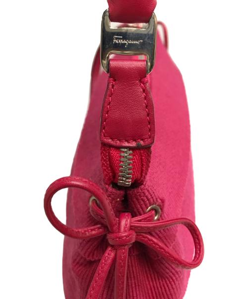 Salvatore Ferragamo（サルヴァトーレ フェラガモ）Salvatore Ferragamo (サルヴァトーレ フェラガモ) ワンショルダーバッグ ピンクの古着・服飾アイテム