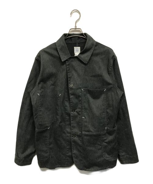 POST O'ALLS（ポストオーバーオールズ）POST O'ALLS (ポストオーバーオールズ) カバーオール グレー サイズ:Lの古着・服飾アイテム