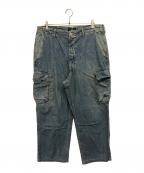 RRLダブルアールエル）の古着「M-47 Type Denim Pants(M-47　タイプ　デニムパンツ)」｜ブルー