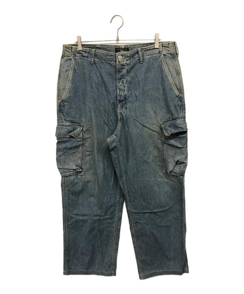 RRL（ダブルアールエル）RRL (ダブルアールエル) M-47 Type Denim Pants(M-47　タイプ　デニムパンツ) ブルー サイズ:W36L32の古着・服飾アイテム
