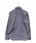 PLAY COMME des GARCONS (プレイコムデギャルソン) ストライプフロントパッチシャツ ブルー サイズ:M：9000円