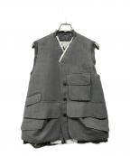 Maison Margielaメゾンマルジェラ）の古着「GILET カーゴベスト」｜グレー