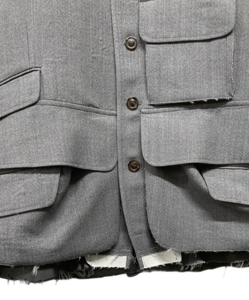 Maison Margiela（メゾンマルジェラ）Maison Margiela (メゾンマルジェラ) GILET カーゴベスト グレー サイズ:SIZE42の古着・服飾アイテム