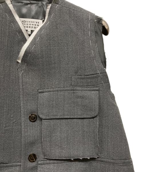 Maison Margiela（メゾンマルジェラ）Maison Margiela (メゾンマルジェラ) GILET カーゴベスト グレー サイズ:SIZE42の古着・服飾アイテム