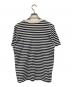 MONCLER (モンクレール) メッシュクルーネックカットソー ホワイト×ネイビー サイズ:XL：25000円