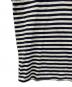 中古・古着 MONCLER (モンクレール) メッシュクルーネックカットソー ホワイト×ネイビー サイズ:XL：25000円