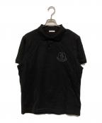 MONCLERモンクレール）の古着「Maglia Polo Manica Corta ポロシャツ」｜ブラック