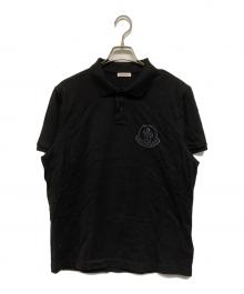 MONCLER（モンクレール）の古着「Maglia Polo Manica Corta ポロシャツ」｜ブラック