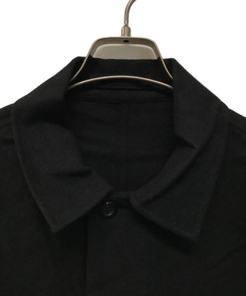 MARGARET HOWELL（マーガレットハウエル）MARGARET HOWELL (マーガレットハウエル) WOOL CASHMERE FLANNEL(ウール カシミヤ フランネル) ジャケット 日本製 ブラック サイズ:Lの古着・服飾アイテム