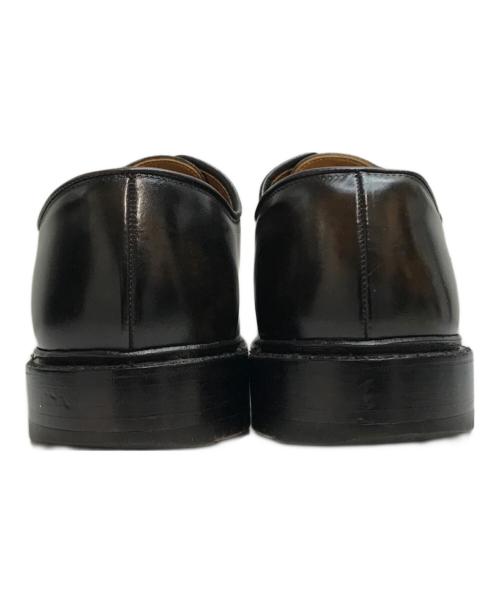 RALPH LAUREN（ラルフローレン）RALPH LAUREN (ラルフローレン) コードバンプレーントゥシューズ ブラウン サイズ:8 1/2Dの古着・服飾アイテム