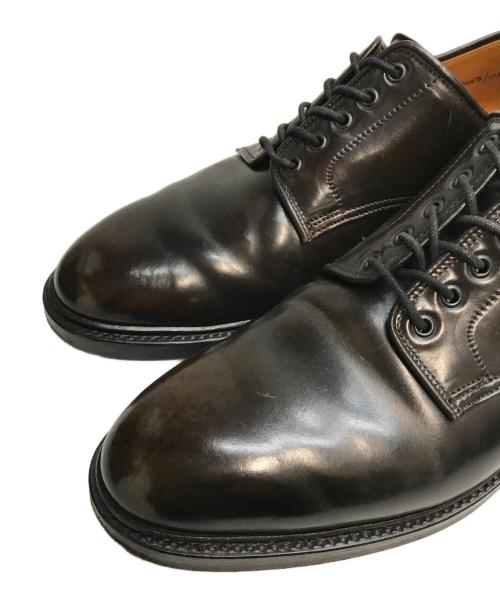 RALPH LAUREN（ラルフローレン）RALPH LAUREN (ラルフローレン) コードバンプレーントゥシューズ ブラウン サイズ:8 1/2Dの古着・服飾アイテム