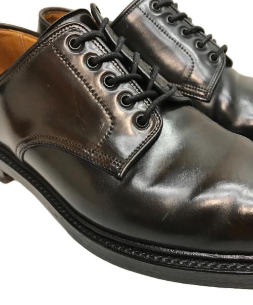 RALPH LAUREN（ラルフローレン）RALPH LAUREN (ラルフローレン) コードバンプレーントゥシューズ ブラウン サイズ:8 1/2Dの古着・服飾アイテム