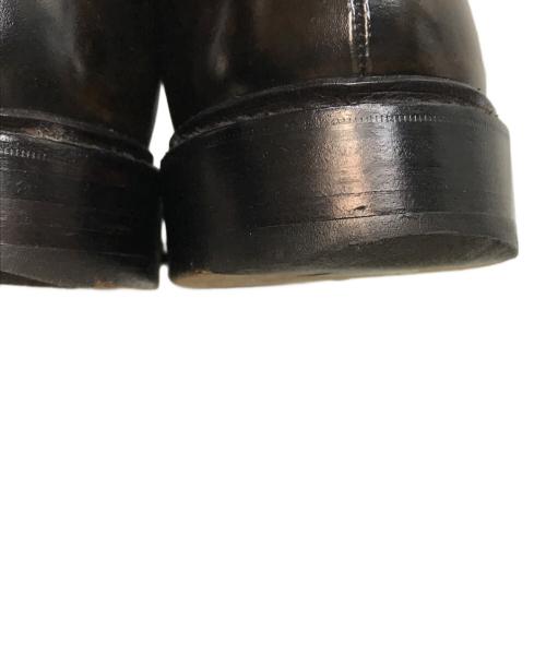 RALPH LAUREN（ラルフローレン）RALPH LAUREN (ラルフローレン) コードバンプレーントゥシューズ ブラウン サイズ:8 1/2Dの古着・服飾アイテム