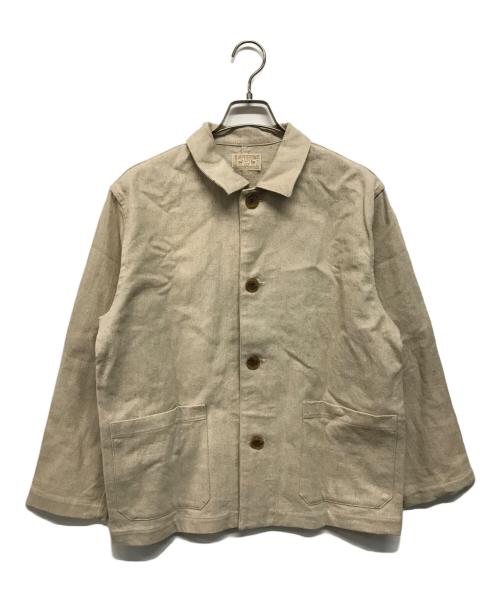 中川政七商店（ナカガワマサシチショウテン）中川政七商店 (ナカガワマサシチショウテン) コットンリネンカバーオール アイボリー サイズ:-の古着・服飾アイテム