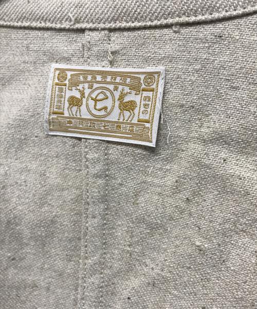 中川政七商店（ナカガワマサシチショウテン）中川政七商店 (ナカガワマサシチショウテン) コットンリネンカバーオール アイボリー サイズ:-の古着・服飾アイテム