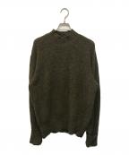 MAATEE&SONSマーティーアンドサンズ）の古着「N ARMY SWEATER(エヌ アーミー セーター) 日本製」｜ブラウン