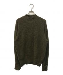 MAATEE&SONS（マーティーアンドサンズ）の古着「N ARMY SWEATER(エヌ アーミー セーター) 日本製」｜ブラウン