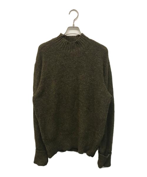 MAATEE&SONS（マーティーアンドサンズ）MAATEE&SONS (マーティーアンドサンズ) N ARMY SWEATER(エヌ アーミー セーター) 日本製 ブラウン サイズ:Mの古着・服飾アイテム