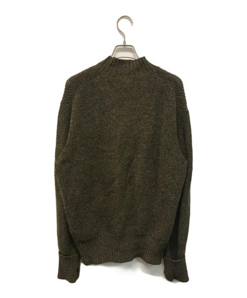MAATEE&SONS（マーティーアンドサンズ）MAATEE&SONS (マーティーアンドサンズ) N ARMY SWEATER(エヌ アーミー セーター) 日本製 ブラウン サイズ:Mの古着・服飾アイテム