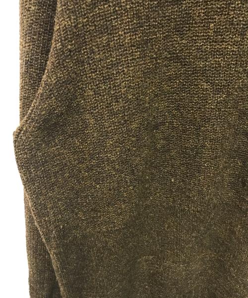 MAATEE&SONS（マーティーアンドサンズ）MAATEE&SONS (マーティーアンドサンズ) N ARMY SWEATER(エヌ アーミー セーター) 日本製 ブラウン サイズ:Mの古着・服飾アイテム