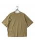 UNIVERSAL PRODUCTS.（ユニバーサルプロダクツ）の古着「PIGMENT CREW NECK S/S T-SHIRT」｜ベージュ