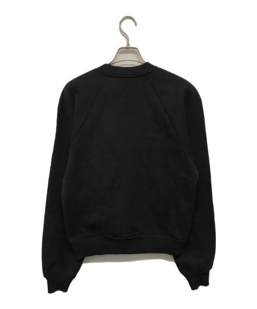 patou（パトゥ）patou (パトゥ) オーガニックコットン エンブロイダリー アール デコ パトゥー スウェットシャツ ブラック サイズ:Sの古着・服飾アイテム