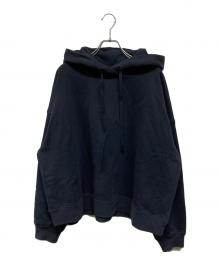 Maison Margiela 1（メゾンマルジェラ 1）の古着「エイズバックプリントスウェットパーカー」｜ネイビー