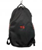 Y-3×adidasワイスリー×アディダス）の古着「ロゴリュック」｜ブラック×レッド
