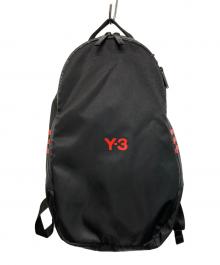 Y-3×adidas（ワイスリー×アディダス）の古着「ロゴリュック」｜ブラック×レッド