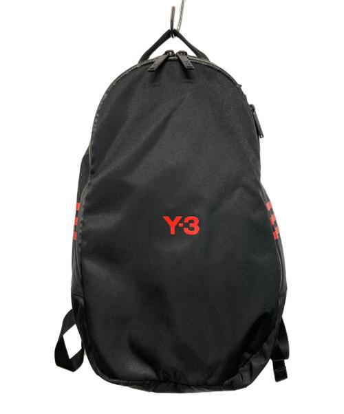 Y-3（ワイスリー）Y-3 (ワイスリー) adidas (アディダス) ロゴリュック ブラック×レッドの古着・服飾アイテム