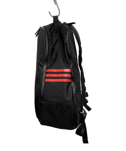 Y-3（ワイスリー）Y-3 (ワイスリー) adidas (アディダス) ロゴリュック ブラック×レッドの古着・服飾アイテム