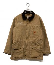 CarHartt（カーハート）の古着「企業刺繍入りキャニオンコート」｜ベージュ