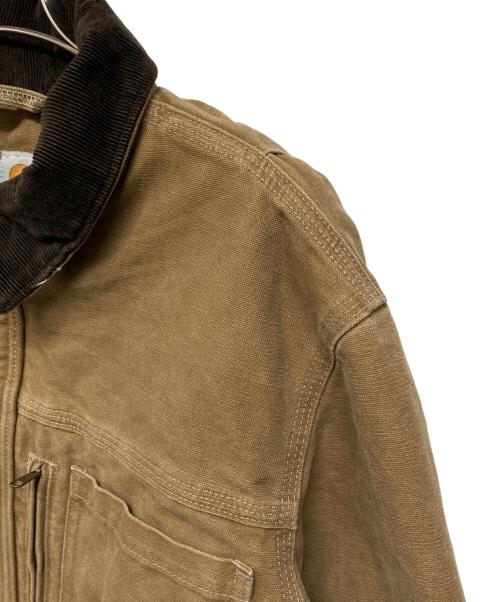 CarHartt（カーハート）CarHartt (カーハート) 企業刺繍入りキャニオンコート ベージュ サイズ:Mの古着・服飾アイテム