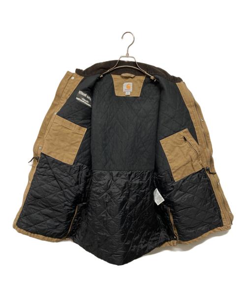 CarHartt（カーハート）CarHartt (カーハート) 企業刺繍入りキャニオンコート ベージュ サイズ:Mの古着・服飾アイテム
