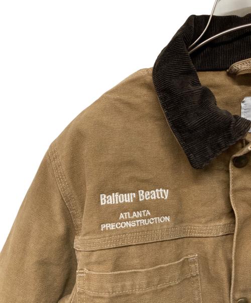 CarHartt（カーハート）CarHartt (カーハート) 企業刺繍入りキャニオンコート ベージュ サイズ:Mの古着・服飾アイテム