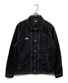 stussy（ステューシー）の古着「Nylon Folsom JKT(ナイロン・フォルサム・ジャケット)」｜ブラック