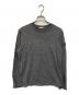 MONCLER（モンクレール）の古着「ラバーライズドロゴ ロングスリーブカットソー」｜グレー