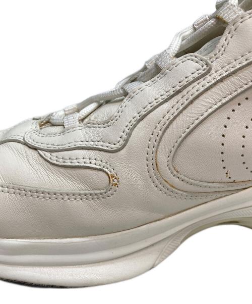 GUCCI（グッチ）GUCCI (グッチ) インターロッキングG Run レザースニーカー ホワイト サイズ:SIZE 6の古着・服飾アイテム