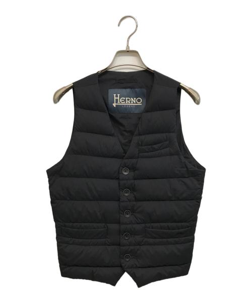 HERNO LEGEND（ヘルノレジェンド）HERNO LEGEND (ヘルノレジェンド) インナーダウンジレベスト ネイビー サイズ:44の古着・服飾アイテム