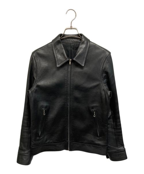WACKO MARIA（ワコマリア）WACKO MARIA (ワコマリア) シングルライダースカウレザージャケット ブラック サイズ:Lの古着・服飾アイテム