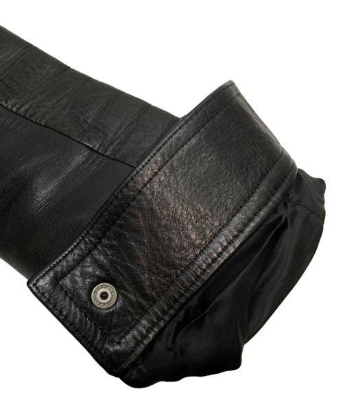 WACKO MARIA（ワコマリア）WACKO MARIA (ワコマリア) シングルライダースカウレザージャケット ブラック サイズ:Lの古着・服飾アイテム