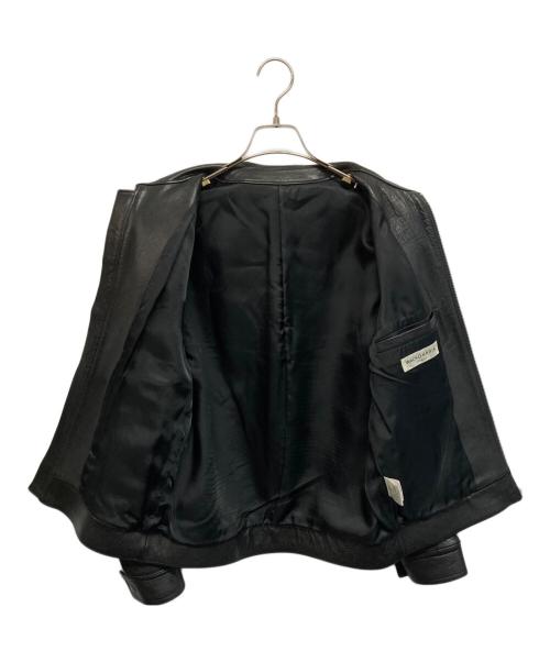 WACKO MARIA（ワコマリア）WACKO MARIA (ワコマリア) シングルライダースカウレザージャケット ブラック サイズ:Lの古着・服飾アイテム