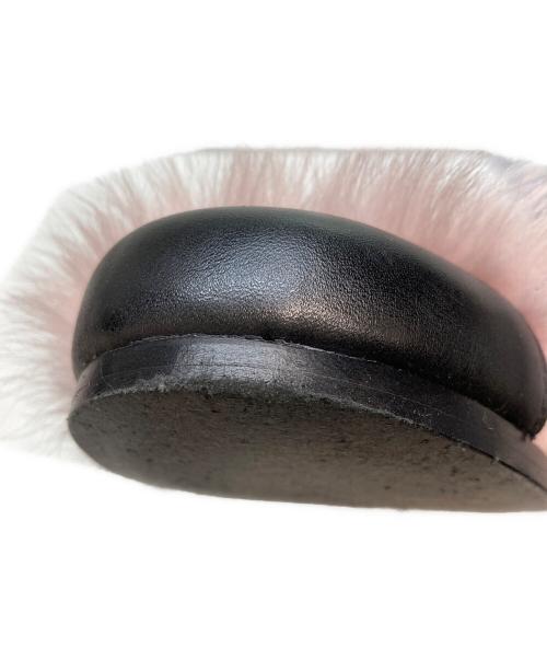 UGG（アグ）UGG (アグ) AMBUSH (アンブッシュ) Mary Jane ファーフラットシューズ ピンク サイズ:24.5cmの古着・服飾アイテム