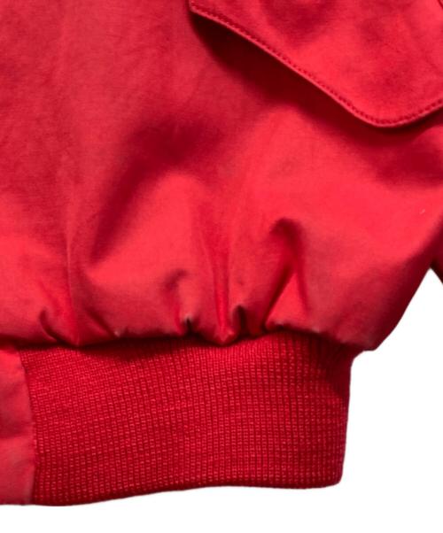 Burberry's（バーバリー）Burberry's (バーバリー) 裏地ノバチェックスイングトップ レッド サイズ:Mの古着・服飾アイテム