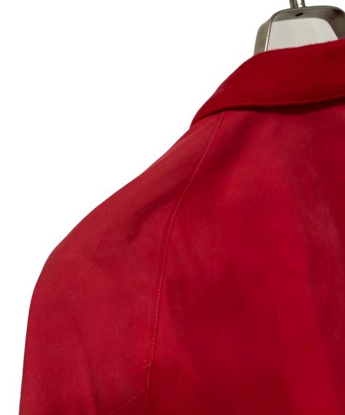 Burberry's（バーバリー）Burberry's (バーバリー) 裏地ノバチェックスイングトップ レッド サイズ:Mの古着・服飾アイテム