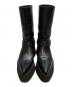 中古・古着 CELINE (セリーヌ) BIKER PLATFORM SANTIANG 80(バイカー・プラットフォーム・サンティアン・エイティ) ブラック サイズ:41：60000円