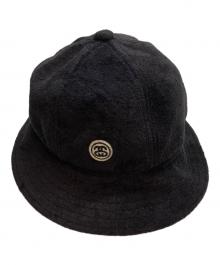 stussy（ステューシー）の古着「サークルSSロゴバケットハット」｜ブラック