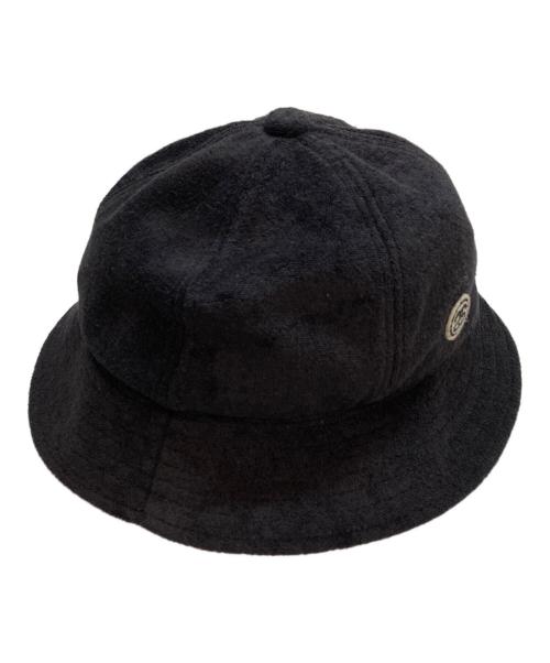 stussy（ステューシー）stussy (ステューシー) サークルSSロゴバケットハット ブラックの古着・服飾アイテム