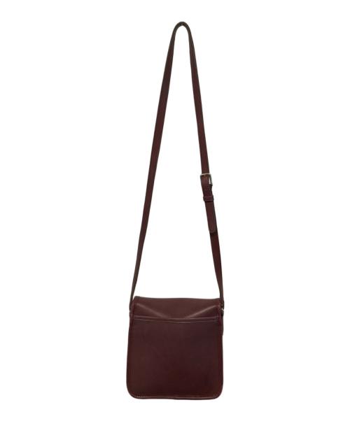COACH（コーチ）COACH (コーチ) フラップ ターンロック ショルダーバッグレザーショルダーバッグ レッドの古着・服飾アイテム